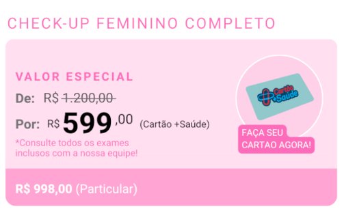 Checkup Feminino